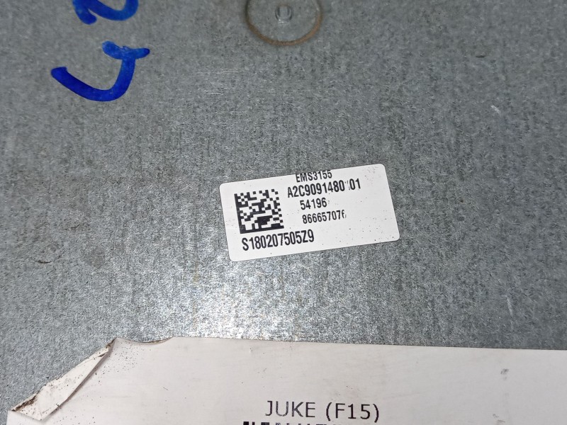 Recambio de centralita motor uce para nissan juke (f15) 1.2 dig-t referencia OEM IAM 23710HY01C a2c99597900 