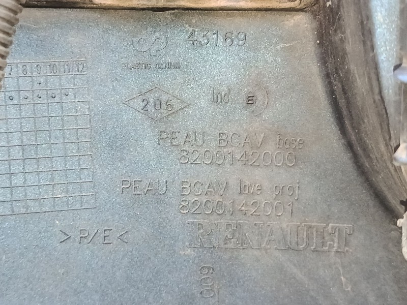 Recambio de paragolpes delantero para renault megane ii (bm0/1_, cm0/1_) 1.9 dci (bm0g, cm0g) referencia OEM IAM 8200142000 8200