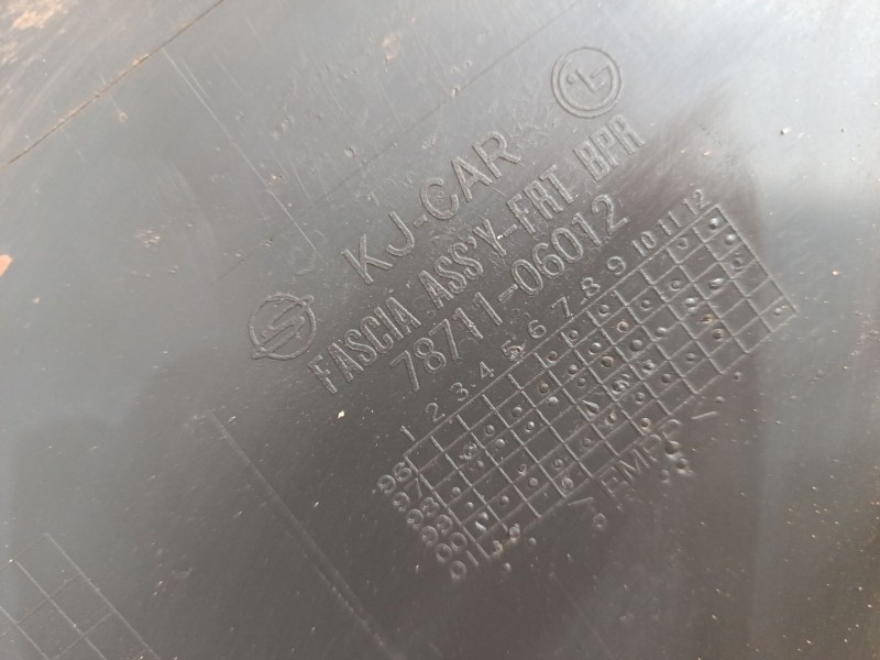 Recambio de paragolpes delantero para ssangyong korando (kj) 2.9 td referencia OEM IAM 7871106012  