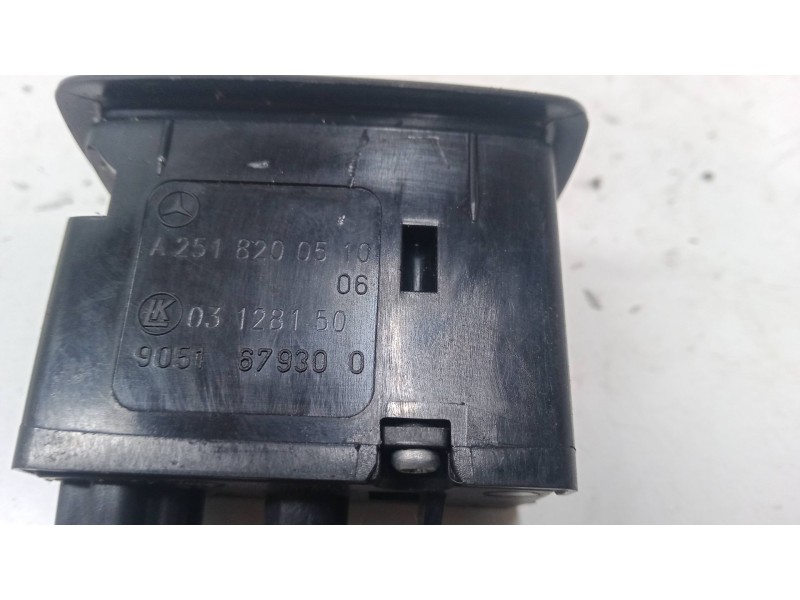 Recambio de mando elevalunas trasero derecho para mercedes-benz clase b sports tourer (w245) b 150 (245.231) referencia OEM IAM 