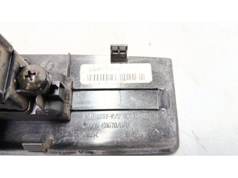 Recambio de mando elevalunas delantero derecho para nissan pathfinder iii (r51) 2.5 dci referencia OEM IAM   