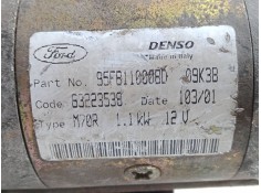 Recambio de motor arranque para ford ka (rb_) 1.3 i referencia OEM IAM 95FB11000BD  