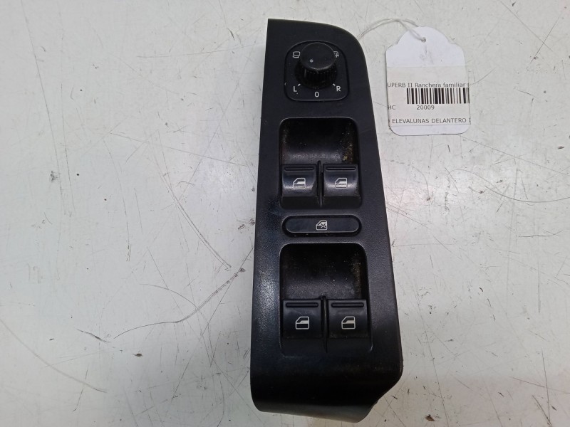 Recambio de mando elevalunas delantero izquierdo para skoda superb ii station wagon (3t5) 2.0 tdi 16v referencia OEM IAM   