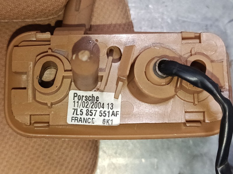 Recambio de parasol izquierdo para porsche cayenne (9pa) s 4.5 referencia OEM IAM 7L5857551AF  