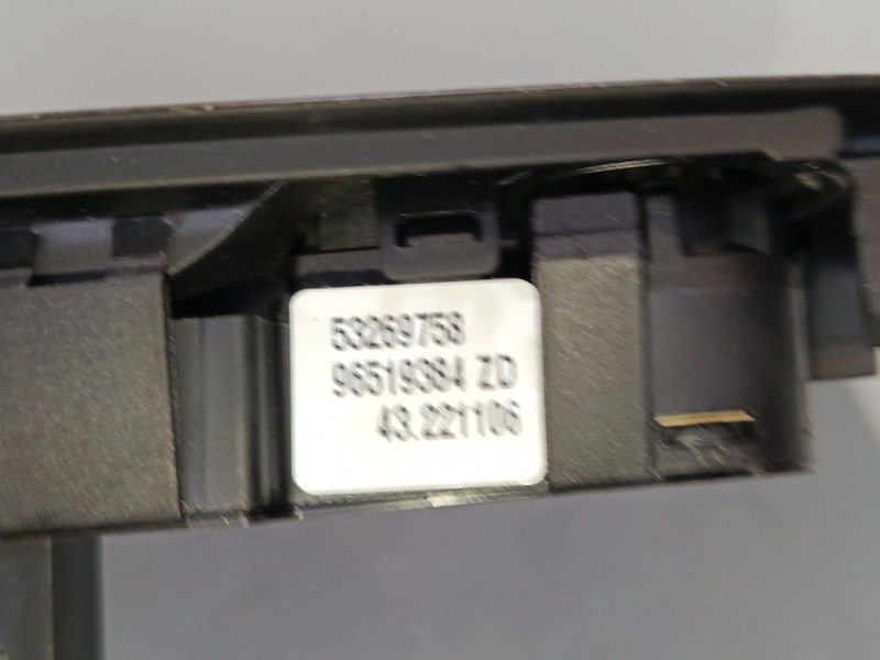 Recambio de mando elevalunas delantero izquierdo para citroën c6 (td_) 2.7 hdi referencia OEM IAM 96519384ZD  