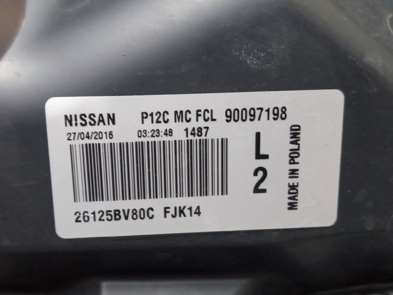 Recambio de faro luz diurna izquierdo para nissan juke (f15) 1.2 dig-t referencia OEM IAM   