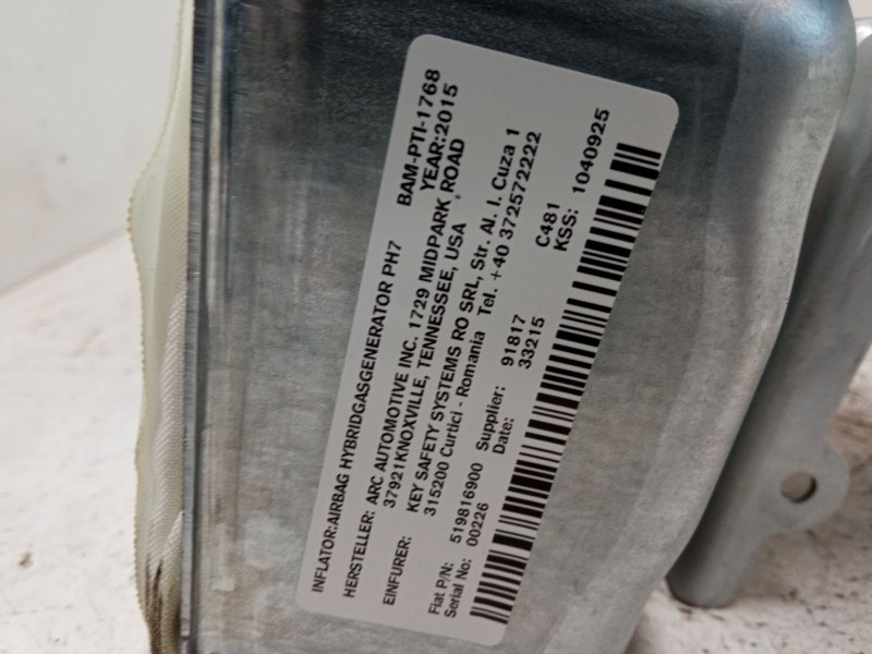 Recambio de airbag salpicadero para fiat 500l (351_, 352_) 1.4 (199lyb1b) referencia OEM IAM 519816900  