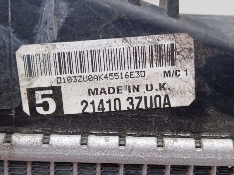 Recambio de radiador agua para nissan juke (f15) 1.2 dig-t referencia OEM IAM 214103ZU0A  