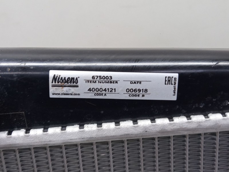 Recambio de radiador agua para hyundai tucson (jm) 2.0 referencia OEM IAM 675003  