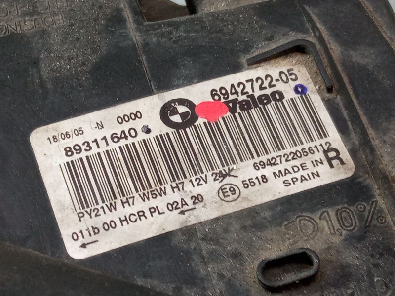 Recambio de faro derecho para bmw 3 (e90) 320 d referencia OEM IAM   