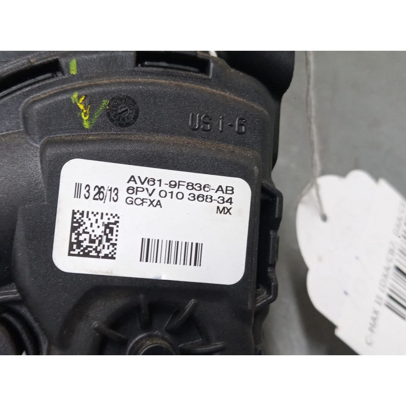 Recambio de pedal acelerador para ford c-max ii (dxa/cb7, dxa/ceu) 1.0 ecoboost referencia OEM IAM AV619F836AB  