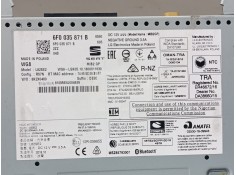 Recambio de pantalla multifuncion para seat ibiza v (kj1, kjg) 1.0 mpi referencia OEM IAM 6F0035871B   2