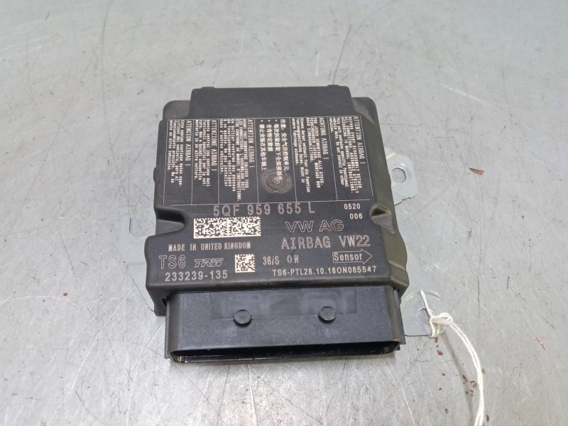 Recambio de centralita airbag para seat ibiza v (kj1, kjg) 1.0 mpi referencia OEM IAM 5QF959655L  