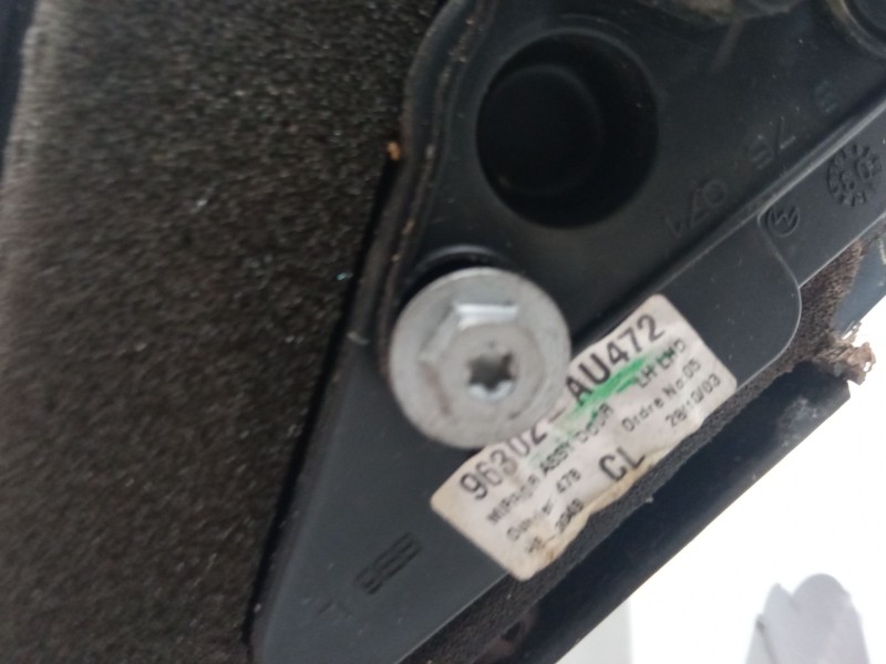 Recambio de retrovisor electrico izquierdo para nissan primera hatchback (p12) 1.6 referencia OEM IAM 96302AU472  