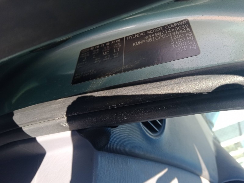 hyundai matrix (fc) del año 2005