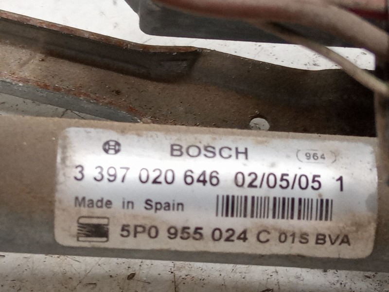 Recambio de motor limpiaparabrisas delantero derecho para seat altea (5p1) 1.9 tdi referencia OEM IAM 5P0955024C  