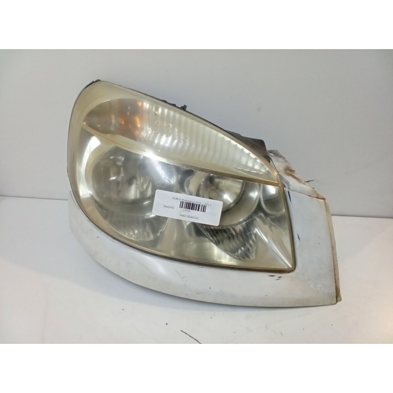 Recambio de faro derecho para fiat doblo monospace (119_, 223_) 1.9 jtd referencia OEM IAM   