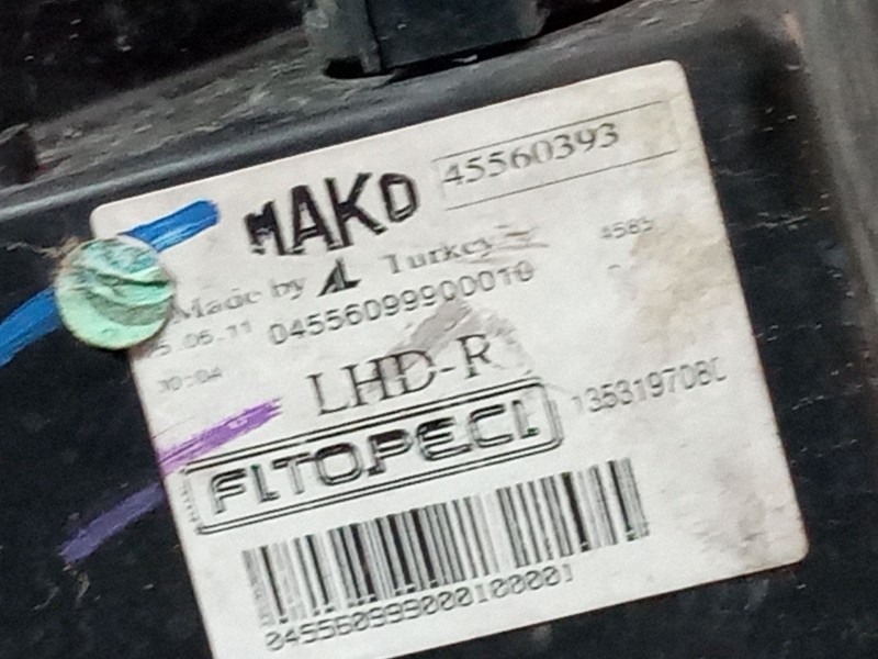 Recambio de faro derecho para fiat qubo (225_) 1.3 d multijet (225cxb1a, 225axb1a, 225cxb11, 225axb11,... referencia OEM IAM   