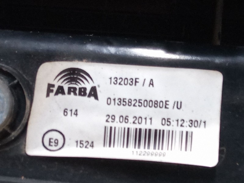 Recambio de piloto trasero izquierdo para fiat qubo (225_) 1.3 d multijet (225cxb1a, 225axb1a, 225cxb11, 225axb11,... referencia