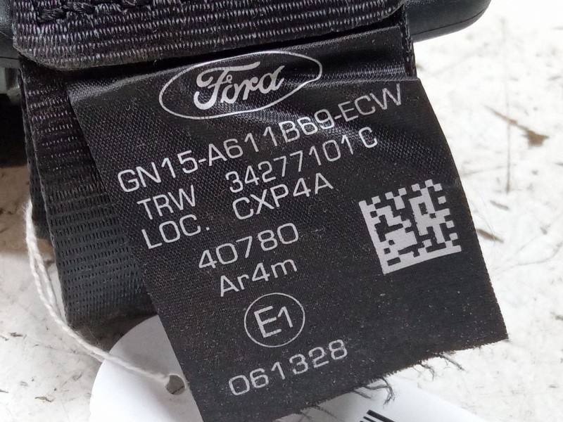 Recambio de cinturon seguridad trasero izquierdo para ford ecosport 1.0 ecoboost referencia OEM IAM GN15A611B69ECW  