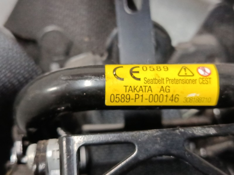 Recambio de cinturon seguridad delantero izquierdo para toyota aygo (_b4_) 1.0 (kgb40) referencia OEM IAM 308043599JN7  