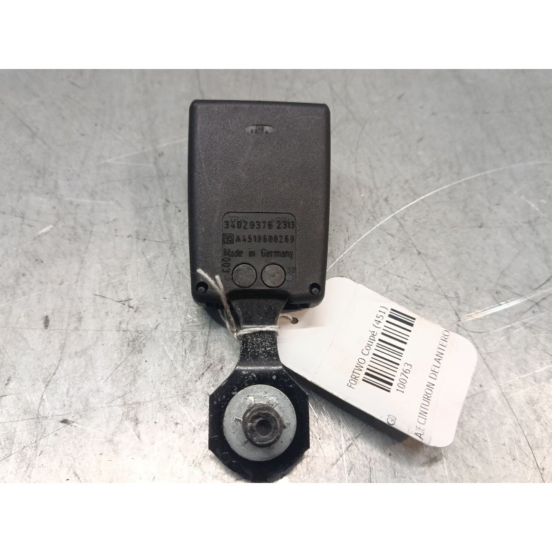 Recambio de anclaje cinturon delantero derecho para smart fortwo coupé (451) 1.0 (451.331, 451.380) referencia OEM IAM CA4518600