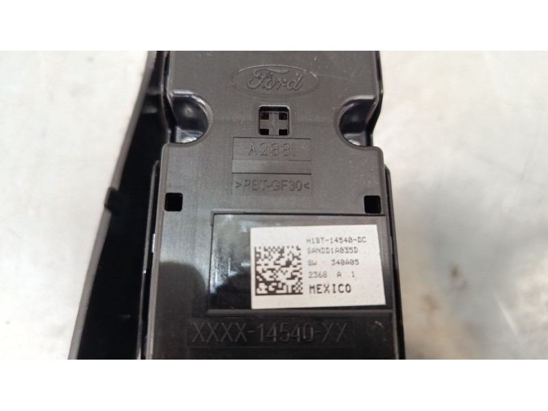 Recambio de mando elevalunas delantero izquierdo para ford fiesta vii (hj, hf) 1.0 ecoboost referencia OEM IAM HIBT14540DC  