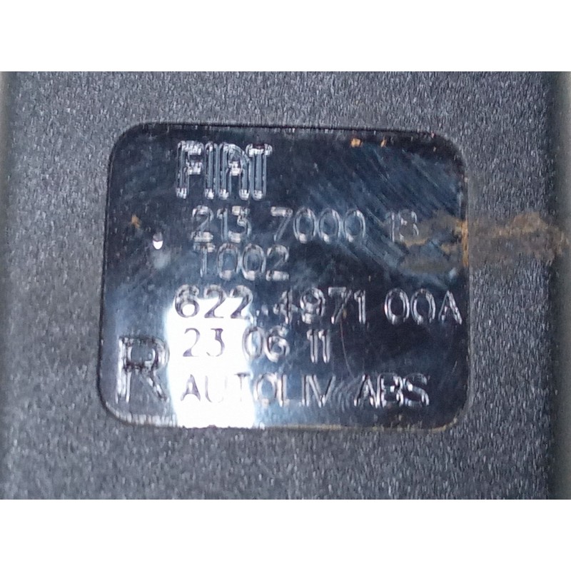 Recambio de anclaje cinturon delantero derecho para fiat qubo (225_) 1.3 d multijet (225cxb1a, 225axb1a, 225cxb11, 225axb11,... 