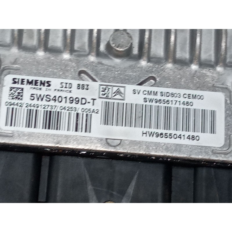 Recambio de centralita motor uce para citroën c5 ii (rc_) 2.0 hdi (rcrhrh) referencia OEM IAM 9655041480 5WS40199DT 