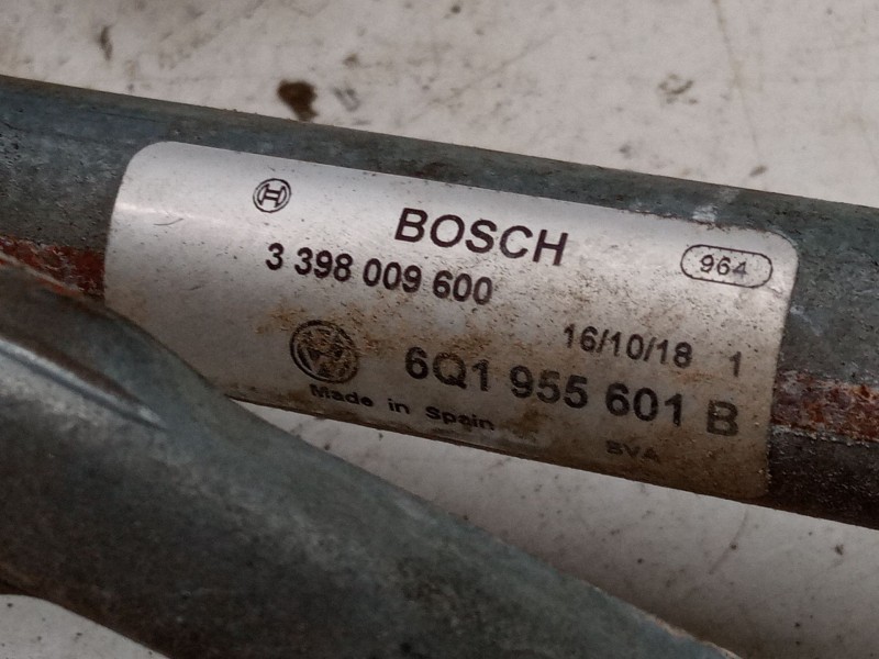 Recambio de motor limpia delantero para volkswagen polo iv (9n_, 9a_) 1.4 tdi referencia OEM IAM 6Q1955601B 3398009600 