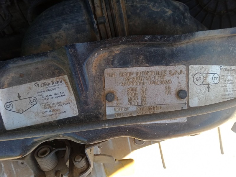 fiat ducato caja/chasis (250_) del año 2015