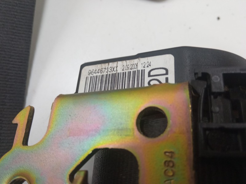 Recambio de cinturon seguridad trasero derecho para peugeot 1007 (km_) 1.4 hdi referencia OEM IAM 96446733XX  