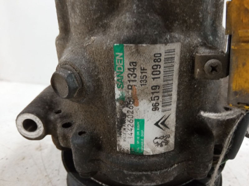 Recambio de compresor a/a para peugeot 207/207+ (wa_, wc_) 1.4 hdi referencia OEM IAM 9651910980  