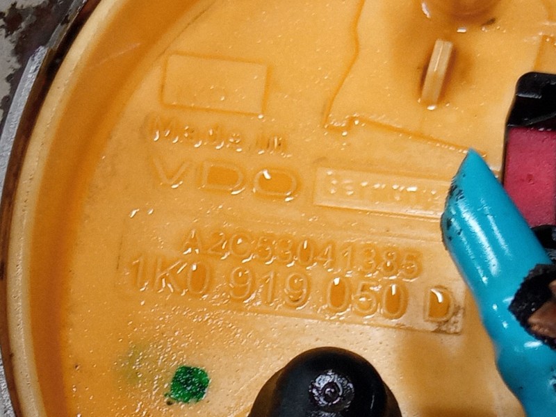 Recambio de aforador para seat altea (5p1) 1.9 tdi referencia OEM IAM 1K0919050D  