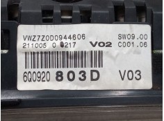 Recambio de cuadro instrumentos para volkswagen polo iv (9n_, 9a_) 1.4 tdi referencia OEM IAM 6Q0920803D   2