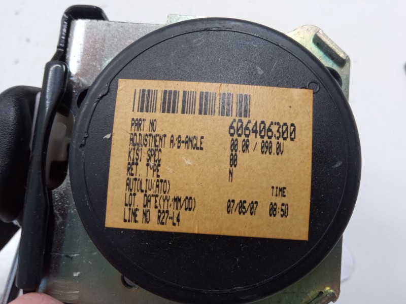 Recambio de cinturon seguridad trasero izquierdo para mazda 3 (bk) 1.6 di turbo referencia OEM IAM   