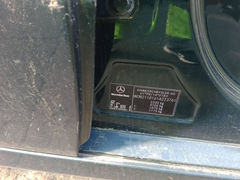 mercedes-benz clase e (w211) del año 2003