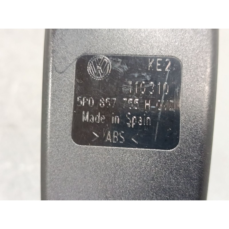 Recambio de anclaje cinturon delantero izquierdo para seat altea xl (5p5, 5p8) 1.4 tsi referencia OEM IAM 5P0857755H  