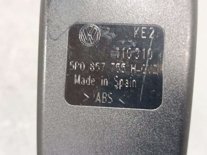 Recambio de anclaje cinturon delantero izquierdo para seat altea xl (5p5, 5p8) 1.4 tsi referencia OEM IAM 5P0857755H  