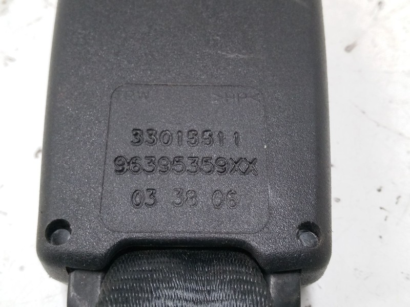 Recambio de anclaje cinturon trasero derecho para citroën c3 i (fc_, fn_) 1.4 i referencia OEM IAM 96395359XX  