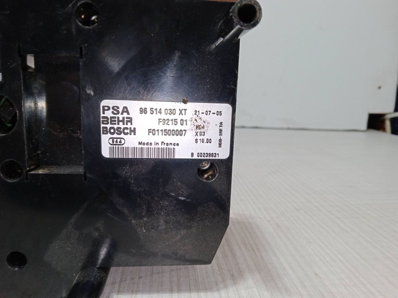 Recambio de mando climatizador para citroën xsara picasso (n68) 1.8 16v referencia OEM IAM 96514030XT  F011500007