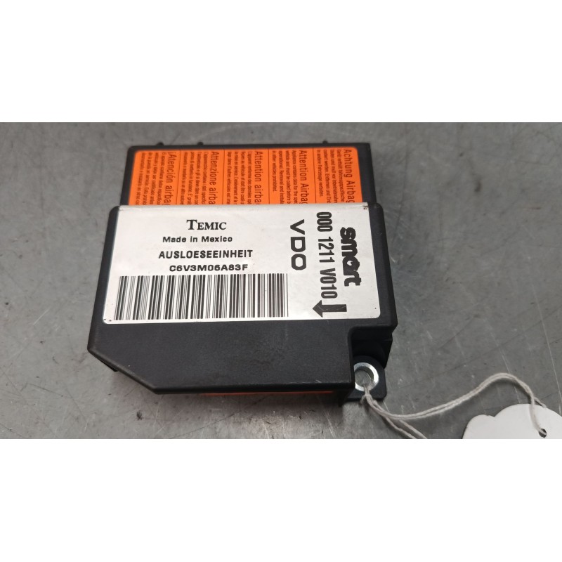 Recambio de centralita airbag para smart fortwo coupé (450) 0.7 (450.352, 450.332) referencia OEM IAM 0001211V010  