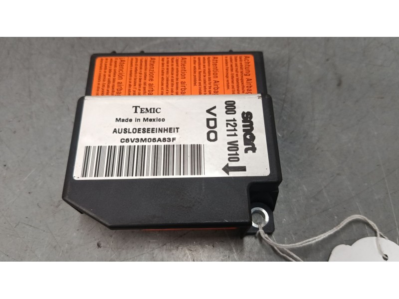 Recambio de centralita airbag para smart fortwo coupé (450) 0.7 (450.352, 450.332) referencia OEM IAM 0001211V010  