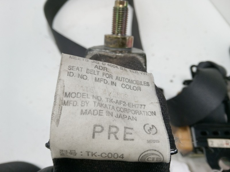 Recambio de cinturon seguridad delantero derecho para mazda 6 hatchback (gg) 2.0 di (gg14) referencia OEM IAM   