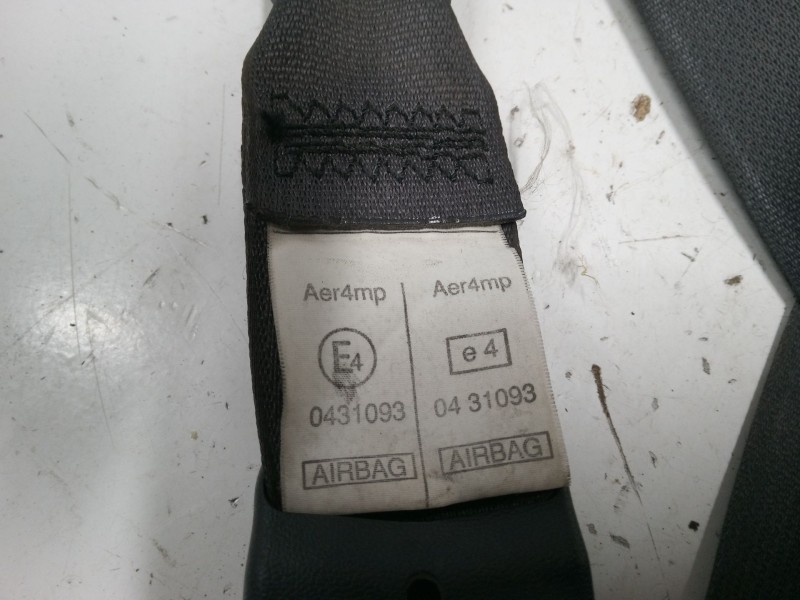 Recambio de cinturon seguridad delantero derecho para mazda 6 hatchback (gg) 2.0 di (gg14) referencia OEM IAM   