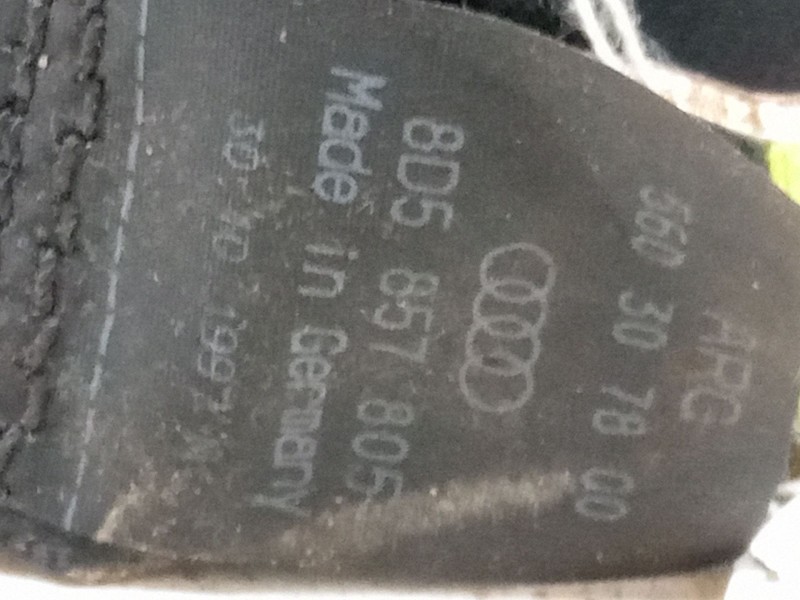Recambio de cinturon seguridad trasero derecho para audi a4 b5 (8d2) 2.4 referencia OEM IAM 560307800  