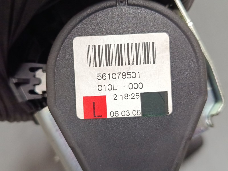 Recambio de cinturon seguridad delantero izquierdo para bmw 7 (e65, e66, e67) 730 i, li referencia OEM IAM 561078501  