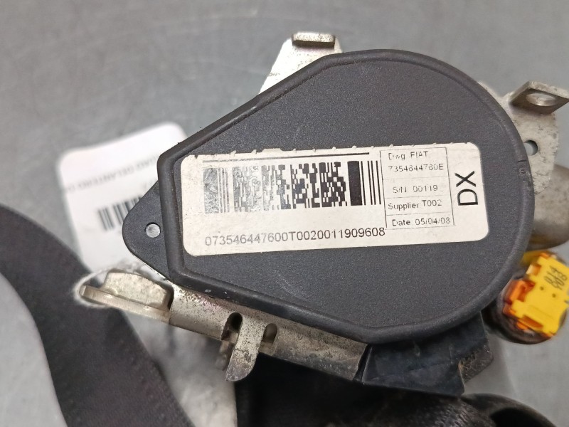 Recambio de cinturon seguridad delantero derecho para citroën nemo monospace 1.4 hdi referencia OEM IAM 7354644760E  