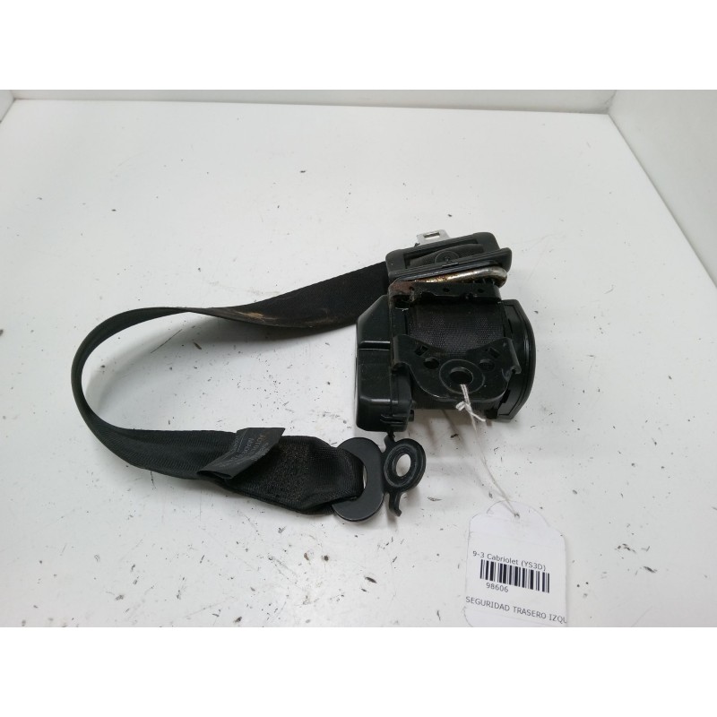 Recambio de cinturon seguridad trasero izquierdo para saab 9-3 cabriolet (ys3d) 2.0 turbo referencia OEM IAM 59732F  
