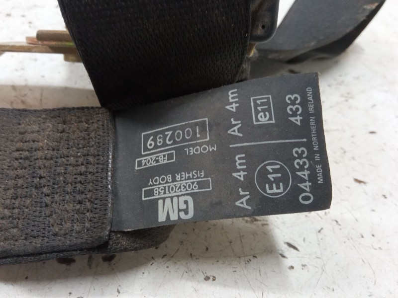 Recambio de cinturon seguridad delantero derecho para opel corsa a hatchback (s83) 1.3 s (f08, m08, f68, m68) referencia OEM IAM